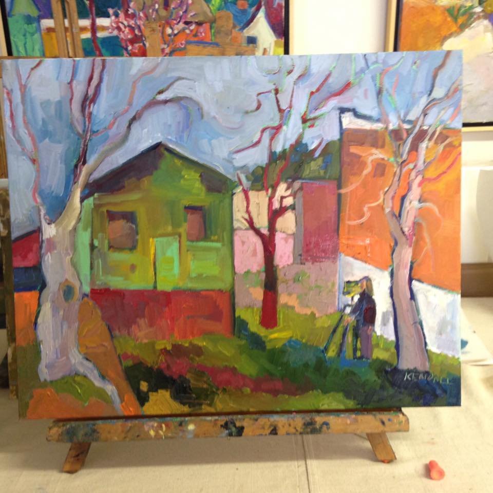 This is a plein air paining