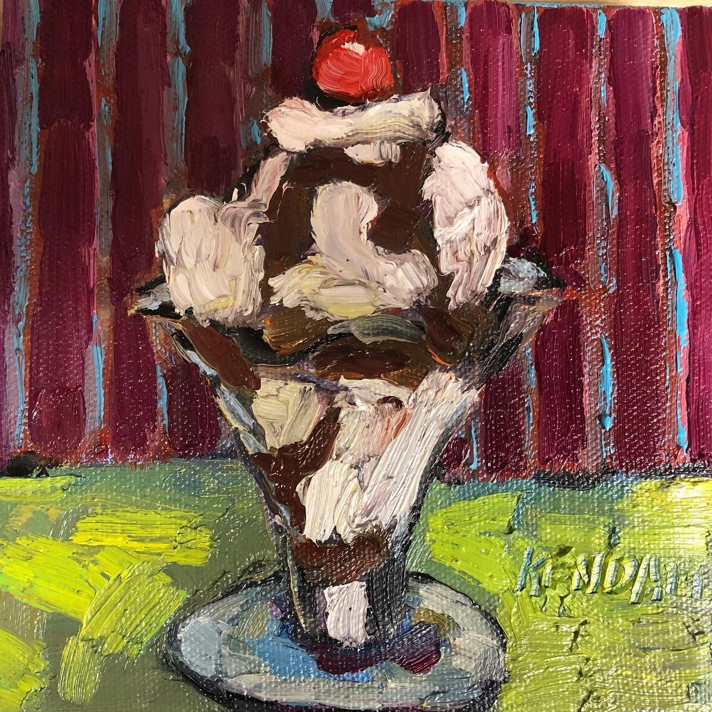 Hot fudge sundae
