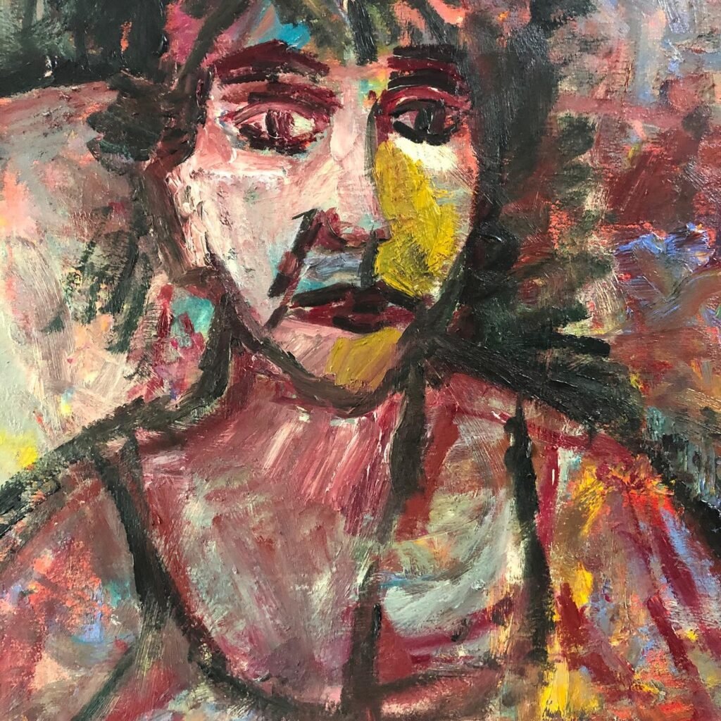 Working on this big piece