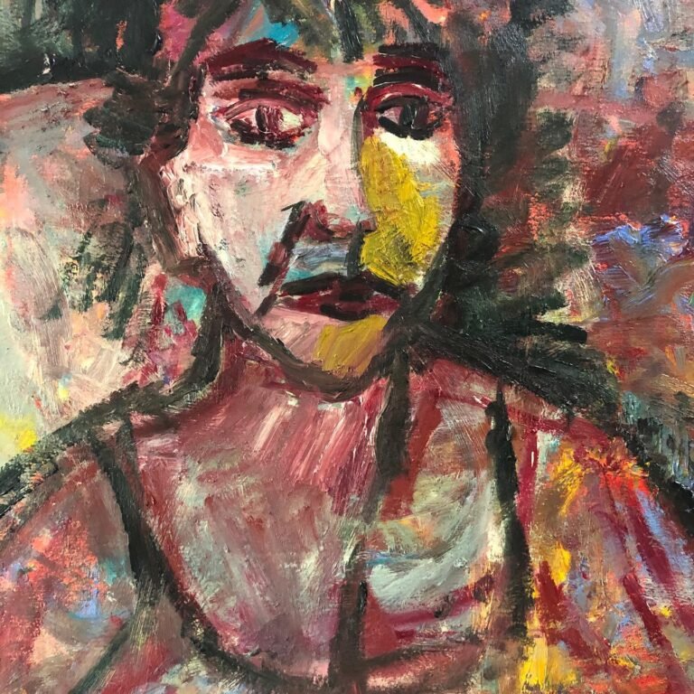 Working on this big piece