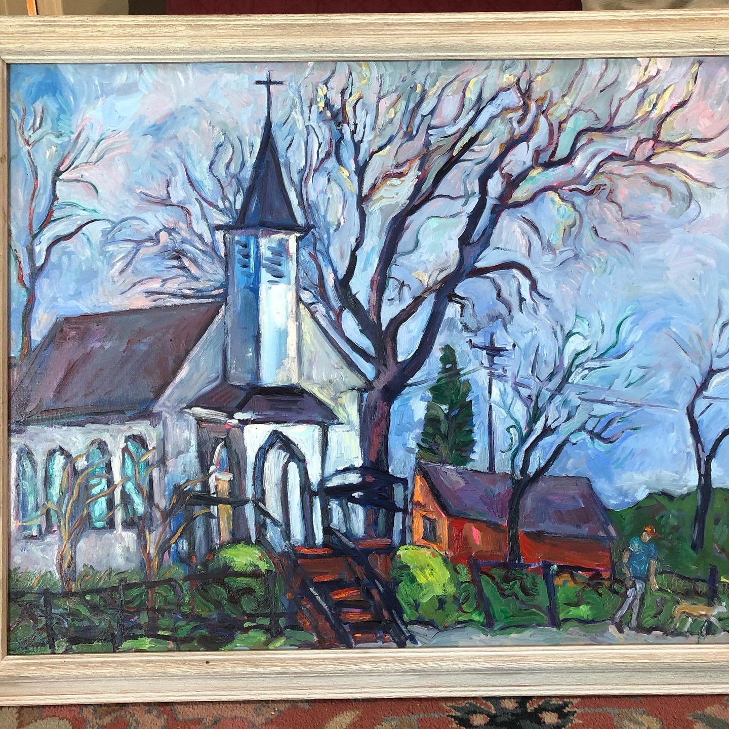 Put this in frame and tweaked a few things. Like a branch and the man with dog.…