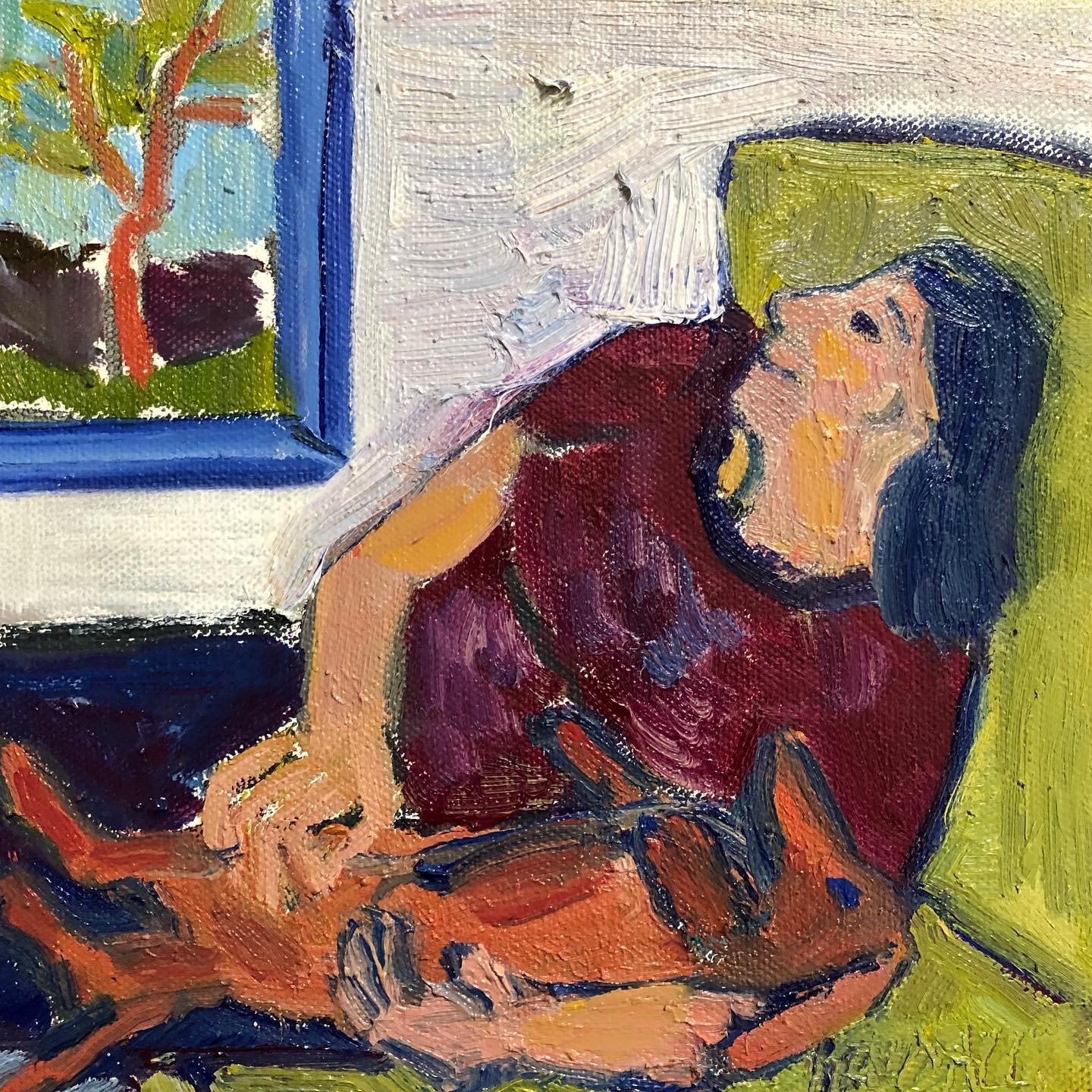 Oil on canvas