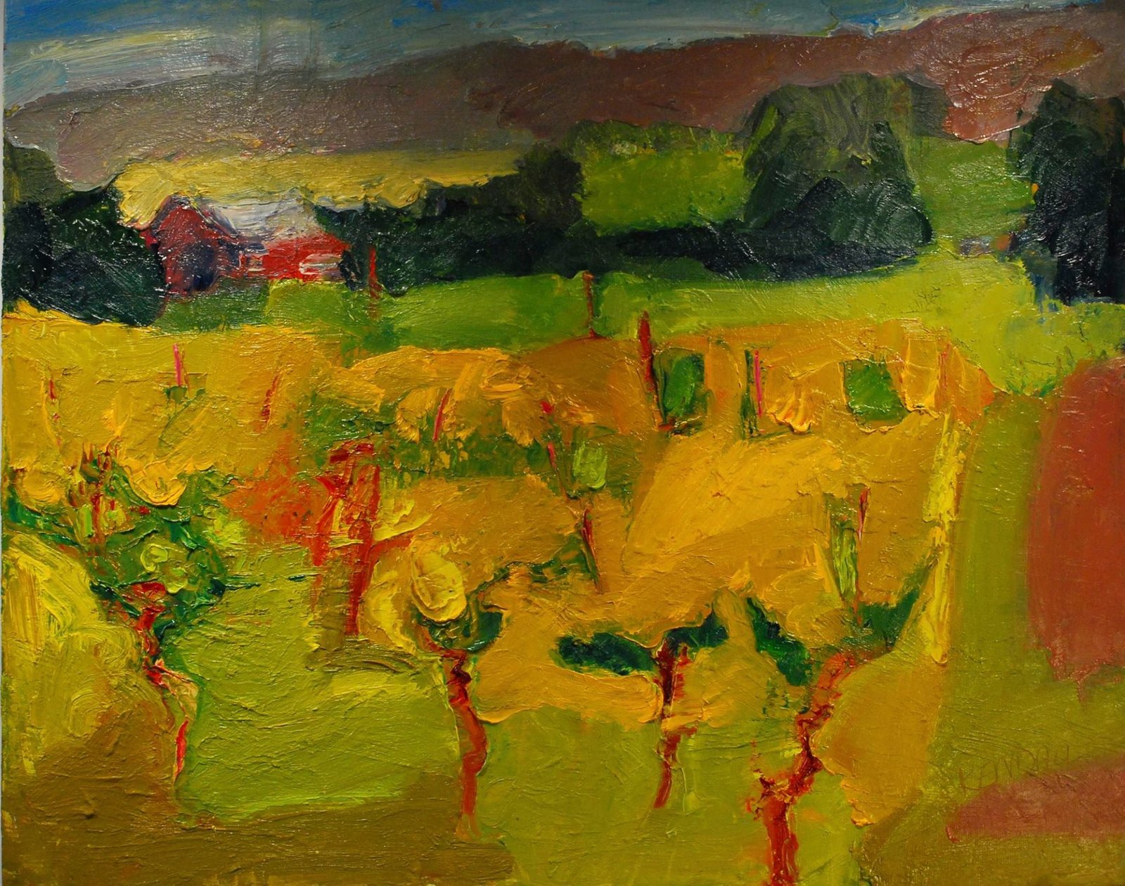 Yellow Vineyard